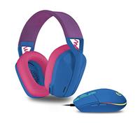 Logitech G203 LIGHTSYNC Mouse Gaming con Illuminazione RGB, Blu, with G435 LIGHT