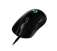 Logitech G403 Mouse Gaming, Sensore HERO 25K, LIGHTSYNC RGB, Leggero 87 g + 10 g Opzionale, 25.600 DPI, Impugnature Laterali in Gomma, PC/Mac - Nero