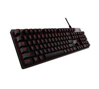 Logitech G413 Tastiera Gaming Meccanica, Tasti Retroilluminati, Switch Meccanici Romer-G Tactile, Telaio Lega Alluminio, Funzioni Personalizzate, Passthrough USB, Layout Portoghese QWERTY, Carbone