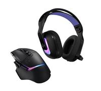 Logitech G522 Cuffia con Microfono e Mouse Wireless G502 X PLUS, Kit LIGHTSPEED con RGB LIGHTSYNC - Compatibile con PC/Windows - Bianco