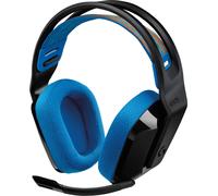 Logitech G G535 Lightspeed Cuffia con microfono gaming wireless - Cuffie supra-aurali leggere, microfono flip-to-mute, 33 ore batteria, compatibile PS5, PS4, PC, ricaricabile tramite USB-C - Nero/blu