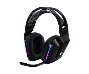 Logitech G733 LIGHTSPEED Cuffia wireless con microfono gaming | Fascia per la testa a sospensione, LIGHTSYNC RGB, tecnologia microfono Blue VO!CE e driver audio PRO-G - Nero