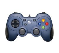 Logitech Gamepad F310 Cablato per PC Nero e Blu con Manopole Programmabili