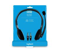Logitech H110 Cuffie stereo cancellazione rumore (981-000271)