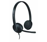 Logitech H340 Auricolare Cablato A Padiglione Ufficio USB tipo A Nero NEW
