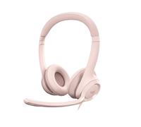 Logitech H390 Auricolare Cablato A Padiglione Ufficio USB tipo A Rosa