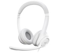 Logitech H390 Auricolare Cablato A Padiglione Ufficio USB tipo A Bianco