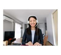 Logitech H390 Auricolare Cablato A Padiglione Ufficio USB tipo A Bianco
