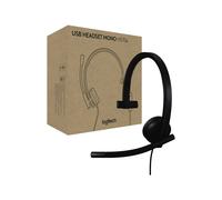 Logitech H570e Mono USB A Headset Teams Cuffia Plug and play 981-001426
