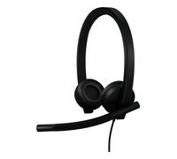 Logitech 981-001430 H570e Cuffie da ufficio cablate nere con cavo da 1,9 m