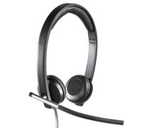 Logitech H650e Duo Cuffia USB stereo con LED luminoso indicatore di chiamata
