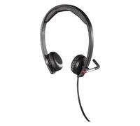 Logitech H650e Auricolare Cablato A Padiglione Ufficio USB tipo A Nero Argento