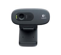 Logitech HD Webcam C270 Webcam HD con microfono integrato Compatibile con Skype-MSN-Facebook Nero