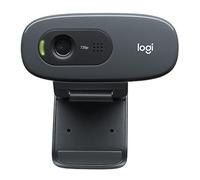 Logitech C505 Webcam HD - Videocamera USB Esterna 720p HD per Desktop o Laptop con Microfono a Lunga Portata, Compatibile con PC o Mac