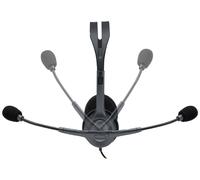 Logitech 981-000593 cuffia e auricolare cablato a padiglione ufficio nero