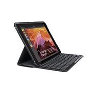 Logitech iPad Slim Folio Custodia con Tastiera Wireless e Bluetooth, Compatibile con iPad di Quinta Generazione, Layout Francese AZERTY, Nero