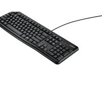 Logitech K120 Corded Keyboard tastiera Ufficio USB QWERTY US International Nero NEW