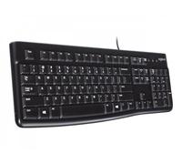 Logitech K120 Corded Keyboard tastiera Universale USB AZERTY Francese Nero NEW