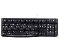 Logitech K120 Corded Keyboard tastiera USB QWERTZ Ceco Nero NEW