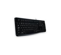 Logitech K120 Corded Keyboard tastiera USB QWERTZ Tedesco Nero