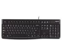 Logitech K120 Tastiera con Cavo per Windows, Layout Internazionale QWERTY - Nero