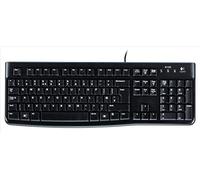 Logitech K120 Tastiera Cablata Business Per Windows/Linux, Layout Scandinavo QWERTY, Nero