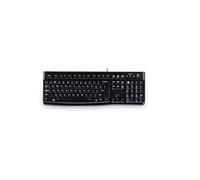 Logitech K120 Tastiera Cablata Business per Windows/Linux, Layout Ucraino Qwerty, Nero