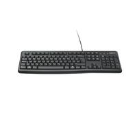 Logitech K120 Tastiera Cablata Business per Windows/Linux USB Tasti Silenziosi