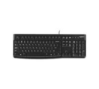 Logitech K120 Tastiera cablata impermeabile USB Splash per computer desktop / la