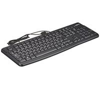 Logitech K120 Tastiera Cablata, Layout UK Qwerty, Nero
