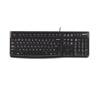 Logitech K120 Tastiera Cablata, Layout US Qwerty, Nero