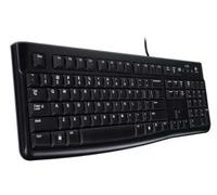 Logitech K120 Tastiera Cablata per Windows, USB Plug-and-Play, Tasti Silenziosi