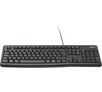 Logitech K120 Tastiera Cablata USB ITA QWERTY PC Laptop Windows Plug & Play Nera