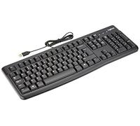 Logitech K120 Tastiera con Cavo per Windows | Layout Inglese QWERTY - Nero