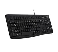 Logitech K120 Tastiera con Cavo per Windows, Layout Tedesco QWERTZ - Nero