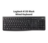 Logitech K120 USB con Filo Tastiera Durevole Plug & Play Compatibile PC, Laptop