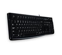 Logitech K120 Wired Business Keyboard, QWERTZ German Layout - Black Tastatur Bla