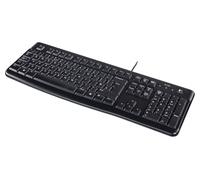 Logitech K120 Tastiera con Cavo per Windows, Layout Internazionale QWERTY - Nero