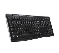 Logitech K270 Single Wireless Tastiera silenziosa ultrasottile (nera)