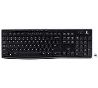 Logitech K270 tastiera RF Wireless QWERTZ Ungherese Black, Argento