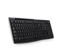 Logitech K270 Tastiera Wireless, Layout Ceco-Slovacco QWERTY, Nero