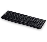 Logitech K270 Tastiera Wireless, Layout Tedesco Qwertz, Nero