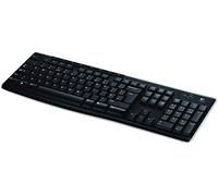 Tastiera wireless Logitech K270 con ricevitore Unifying in Nero, Inglese Regno Unito (QWERTY)
