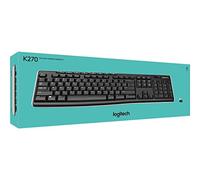 Logitech K270 Tastiera Wireless per Windows, Layout Francese AZERTY - Nero