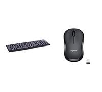 Logitech K270 Tastiera Wireless per Windows, Layout Internazionale QWERTY Nero &