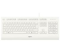 Logitech K280E Pro Tastiera, Layout Tedesco Qwertz, Bianco