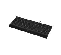 Logitech K280e Pro Wired Business Keyboard, QWERTZ German Layout - Black Schwarz