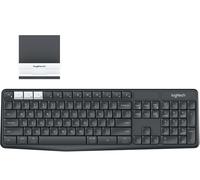 Logitech K375s tastiera RF Wireless + Bluetooth QWERTZ Tedesco Grafite, Bianco ( 920-008168 )