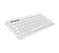Logitech K380 Multi-Device Tastatur für Mac mit Bluetooth, kompaktem schlankem Profil, Easy-Switch, Batteria Ricaricabile a 2 Porte, Compatibile con MacBook PRO, MacBook Air, iMac, iPad - Bianco