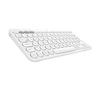 Logitech K380 Tastiera, Layout Spagnolo QWERTY, Bianco